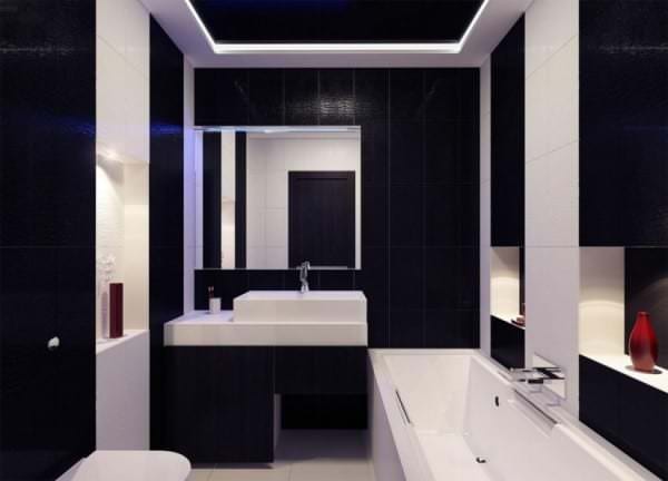 Организация освещения в ванной комнате