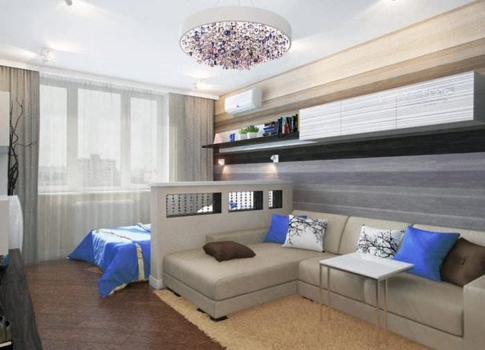 Оформляем дизайн гостиной-спальни 18 кв. м в 4 шага
