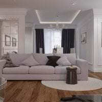 белый диван в интерьере спальни фото