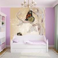 необычные бабочки в интерьере комнаты картинка