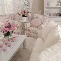 красивый интерьер спальни в стиле шебби шик фото
