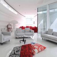 футуризм в дизайне комнаты в светлом цвете фото