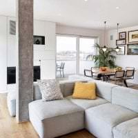 светлая белая мебель в дизайне квартиры фото
