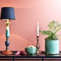 сочетание светлого розового в стиле гостиной с другими цветами картинка