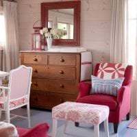 сочетание яркого розового в стиле гостиной с другими цветами картинка