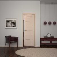 деревянные двери в дизайне спальни картинка