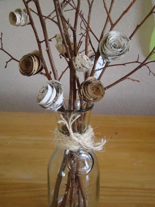 Декоративные ветки для напольной вазы - 64 фото