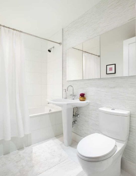 Маленькая Белая Ванная Комната Дизайн Фото