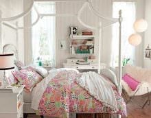 идея цветной декора спальни для девочки фото