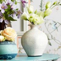 идея красивого украшения напольной вазы фото