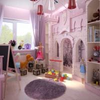 идея цветной дизайна комнаты для девочки фото