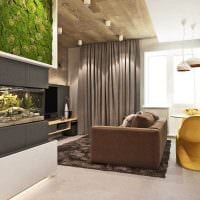 идея современного дизайна кухни 3-х комнатной квартиры картинка
