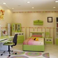 вариант красивого интерьера детской комнаты картинка