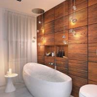 вариант необычного интерьера ванной комнаты 6 кв.м фото
