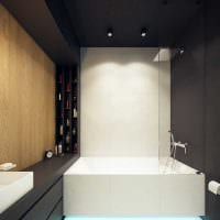 вариант яркого дизайна ванной комнаты 4 кв.м фото