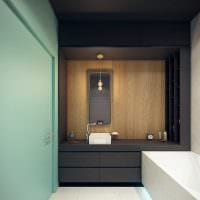 идея необычного стиля ванной комнаты 6 кв.м фото