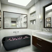 вариант яркого дизайна ванной комнаты 3 кв.м фото
