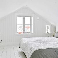 вариант красивого стиля спальни в белом цвете картинка