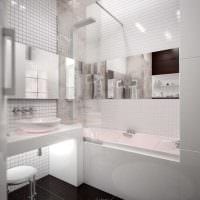 идея современного дизайна ванной 6 кв.м фото