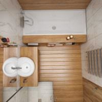 идея красивого дизайна ванной комнаты 3 кв.м картинка