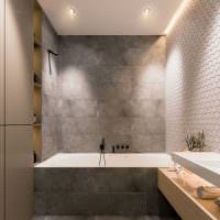 идея яркого дизайна ванной комнаты 2017 картинка