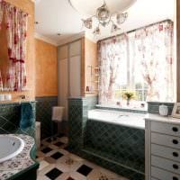 вариант необычного интерьера большой ванной комнаты фото