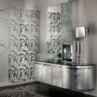 вариант необычного дизайна ванной комнаты в черно-белых тонах фото