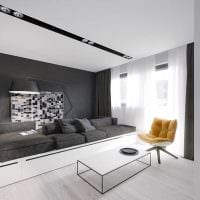 пример красивого дизайна современной квартиры 50 кв.м фото