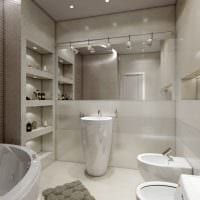 пример светлого стиля ванной комнаты 5 кв.м картинка