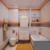 вариант современного стиля ванной комнаты 2.5 кв.м картинка