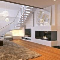 идея современного интерьера квартиры со вторым светом фото