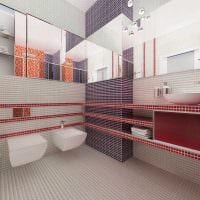 вариант современного стиля ванной комнаты 4 кв.м фото