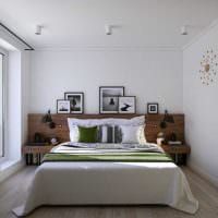 вариант красивого интерьера комнаты в светлых тонах в современном стиле картинка