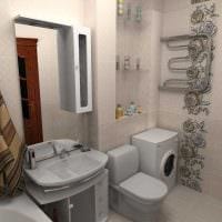 идея необычного дизайна ванной комнаты 3 кв.м картинка