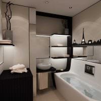 идея необычного дизайна ванной комнаты 2.5 кв.м фото