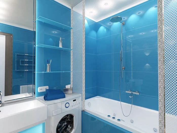 пример красивого дизайна ванной комнаты 5 кв.м
