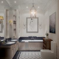 идея яркого стиля ванной в классическом стиле картинка