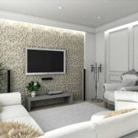 пример необычного дизайна гостиной комнаты 19-20 кв.м картинка