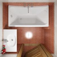 вариант необычного дизайна ванной комнаты 3 кв.м фото