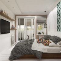 идея светлого интерьера комнаты в скандинавском стиле фото