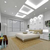идея светлого интерьера гостиной спальни 20 кв.м. фото