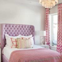 идея использования розового цвета в светлом декоре квартире фото