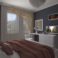 идея светлого интерьера гостиной спальни фото