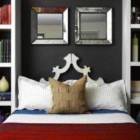 идея яркого дизайна спальной комнаты для молодого человека фото