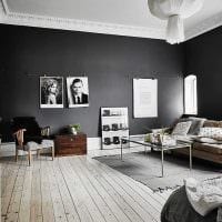 идея необычного дизайна комнаты в скандинавском стиле фото