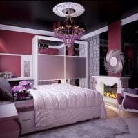 идея красивого декора спальни для девочки в современном стиле фото