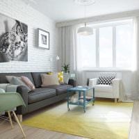 идея необычного декора комнаты в скандинавском стиле картинка