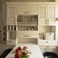 складной стол дизайн малогабаритной кухни