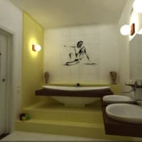 схема дизайна ванной