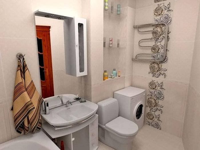 туалет с ванной в хрущевке